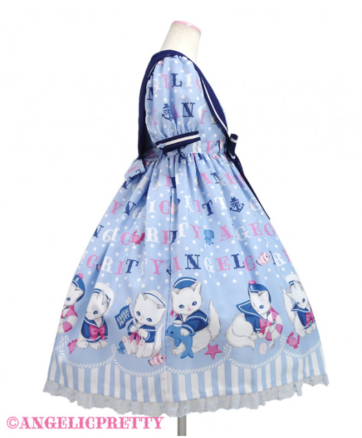 超美品の angelic pretty sailor marine kittenジャンスカ