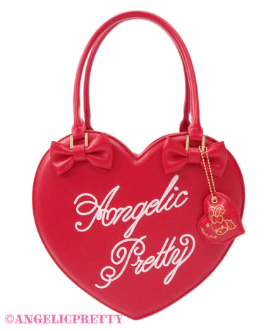 Logo Embroidery Heart Tote Bag