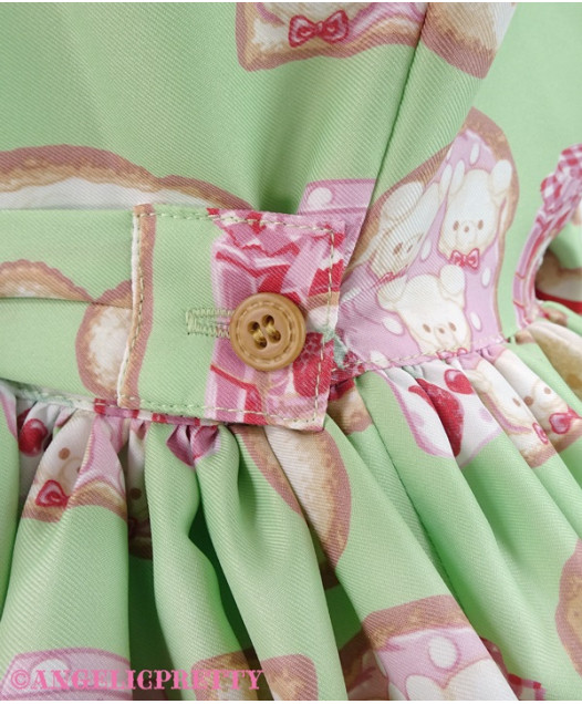 angelic pretty Sunny Day Brunchワンピース(アオ - ひざ丈ワンピース