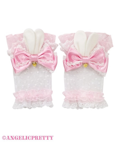 Heart Tulle Bunny Arm Warmers