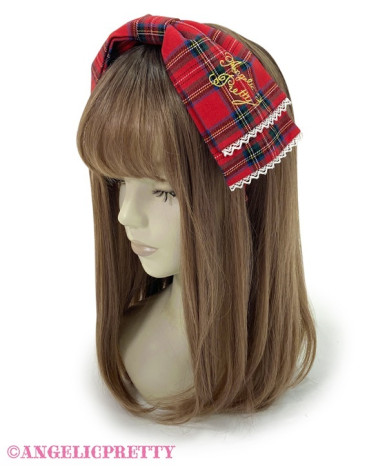 Fancy Tartan Check Headbow