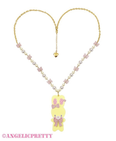 Fancy Lyrical Bunny Necklace