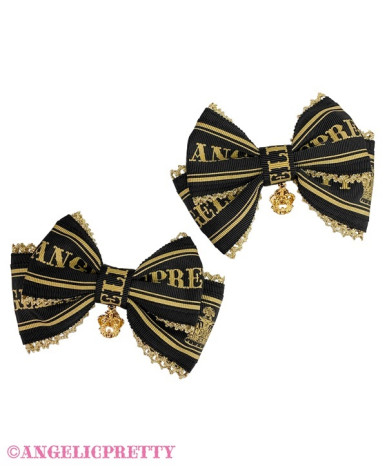 Crown Logo Ribbon Clip Set