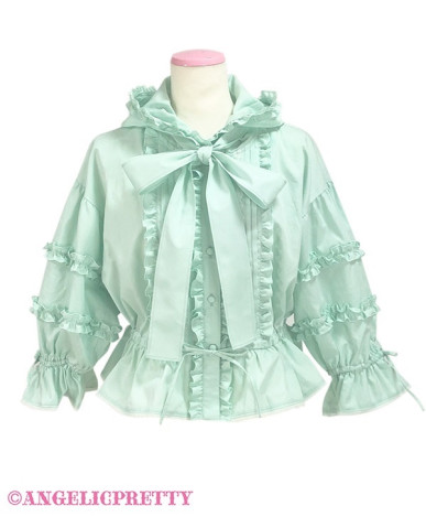 Classic Frill Hooded Blouse