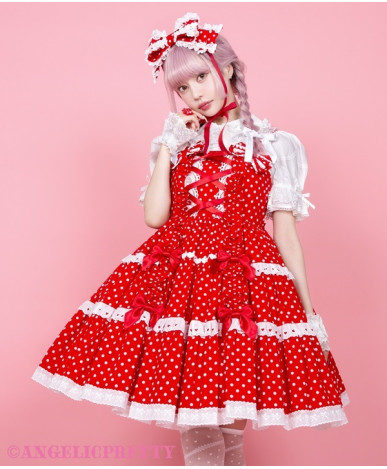 Shoulder Ribbon Jumperskirt...