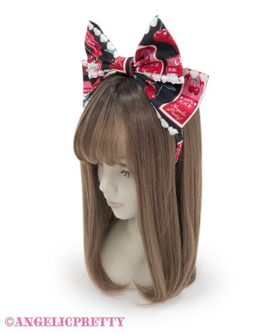 Angelic Pretty Cherry Jam Labelカチューシャ Angelic Pretty Cherry Jam Labelカチューシャ