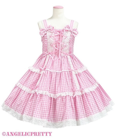 Shoulder Ribbon Jumperskirt...