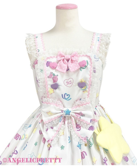 Original Print] Compact Toys Jumperskirt