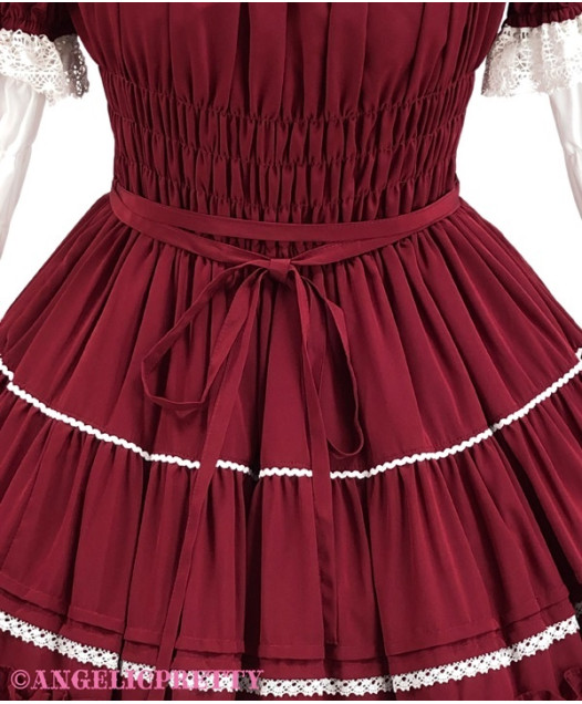 【新品】angelic pretty eternal doll半袖ワンピース Eternal Doll Short Sleeve OP (Small Gingham) by Angelic Pretty