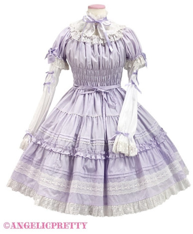 【新品】angelic pretty eternal doll半袖ワンピース Eternal Doll Short Sleeve OP (Small Gingham) by Angelic Pretty