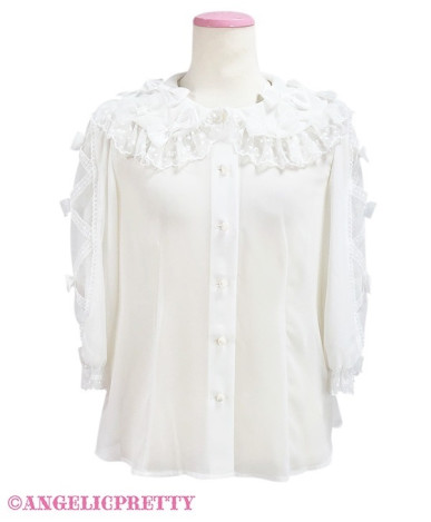 Fluffy Ribbon Blouse