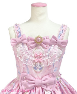 【週末限定値下げ】Angelic Pretty Dolly Cat ラベンダー Dolly Cat JSK (2025) by Angelic Pretty