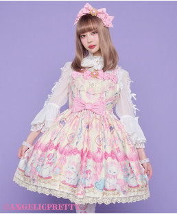 angelic pretty dolly cat ワンピース アイボリー Dolly Cat JSK (2025) by Angelic Pretty