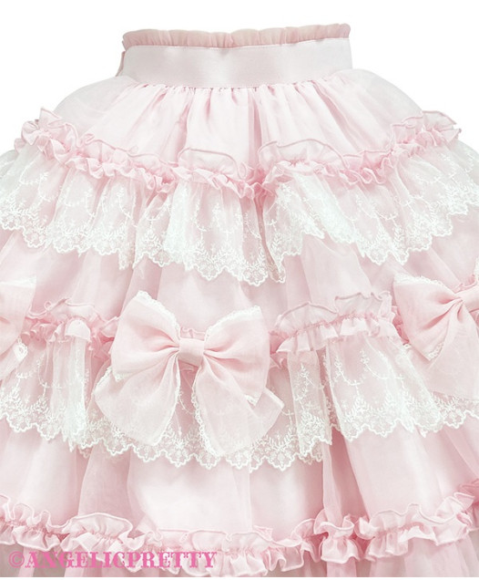 [Skirts] Fluffy Ribbon Doll Skirt