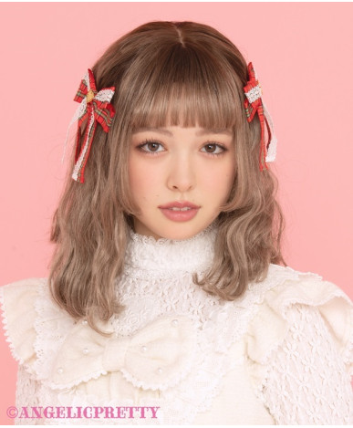 Tartan Check Feather Ribbon...