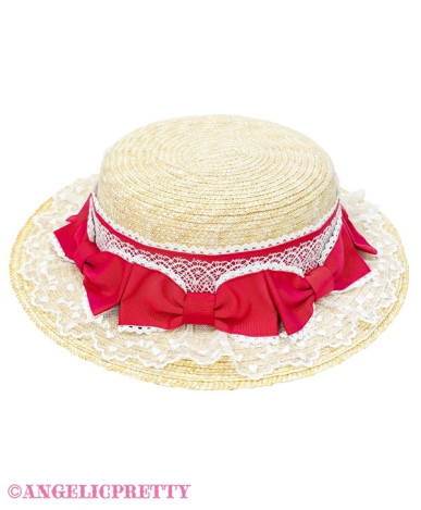 A la Carte Ribbon Straw Hat