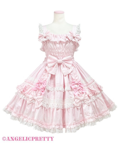 Charming Shirred Jumperskirt