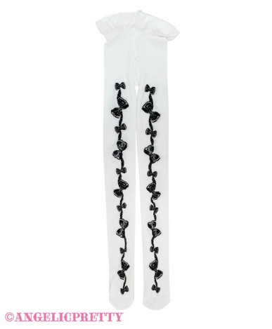 Charming Ribbon Tights