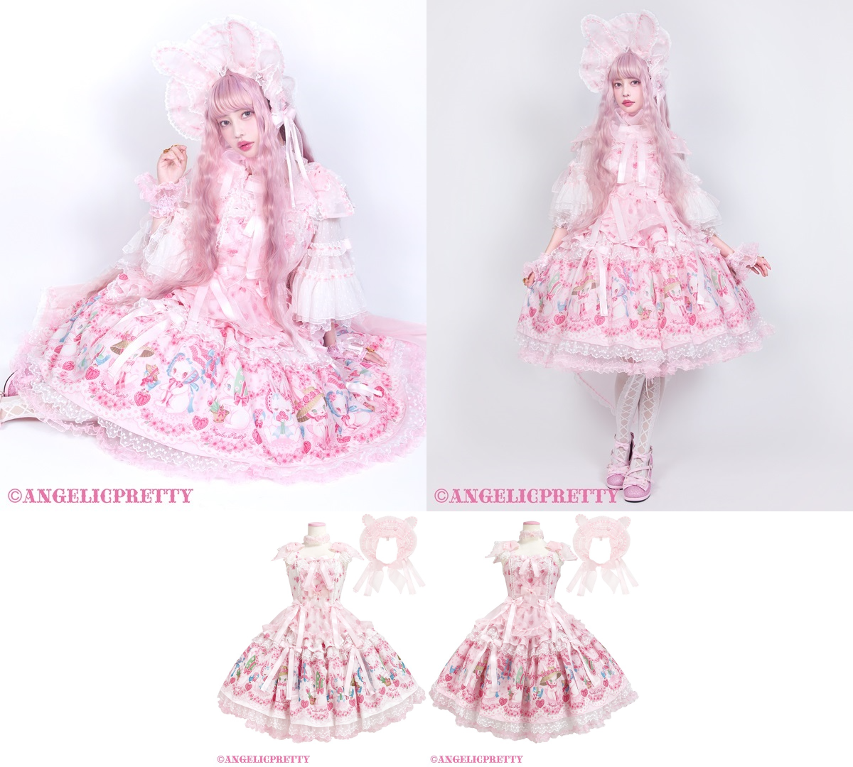 angelicpretty Ohanami Bunny お花見バニーワンピース Angelic Pretty 