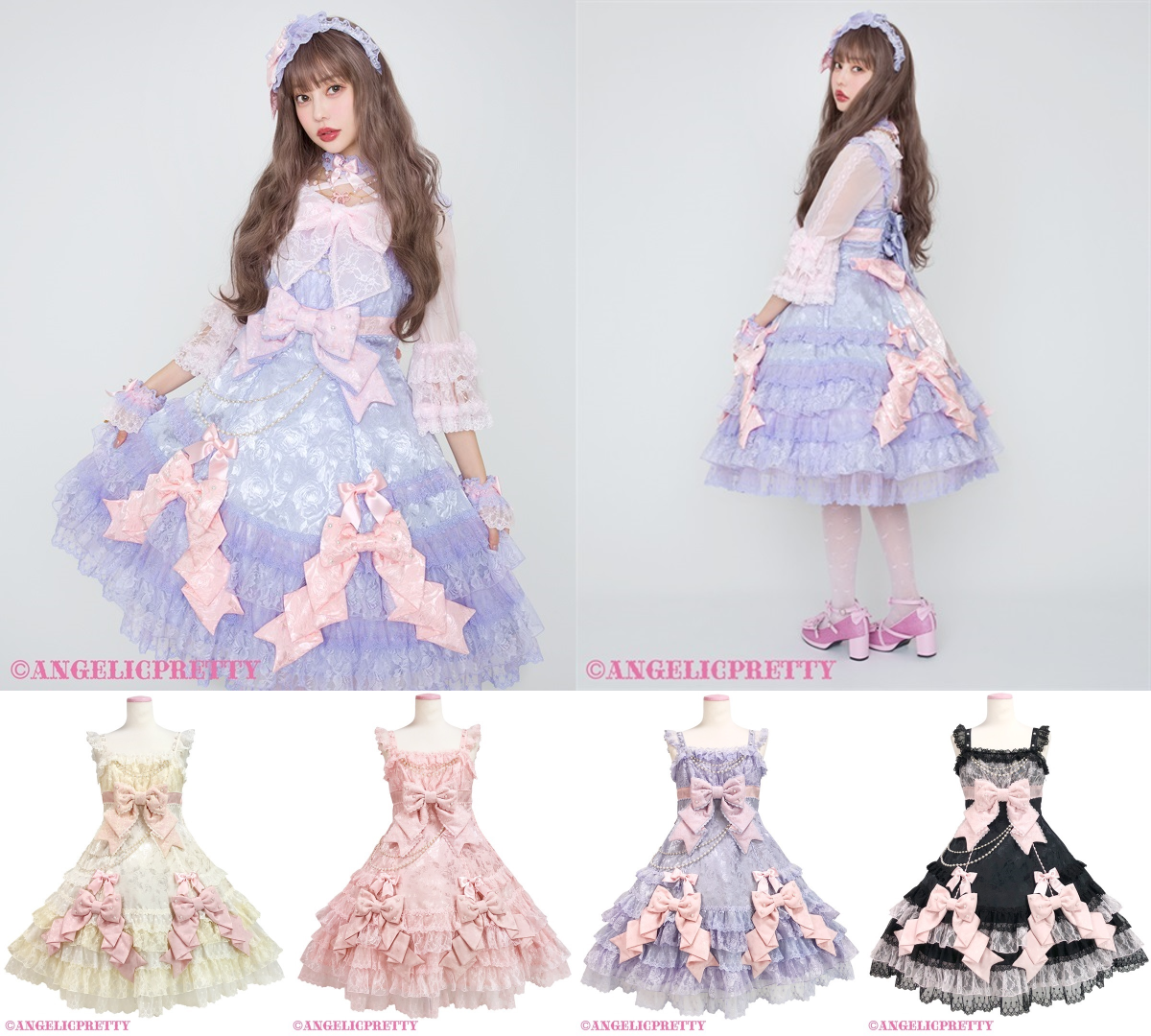 新品未使用 Angelic Pretty Ribbon BerryミニストローHat